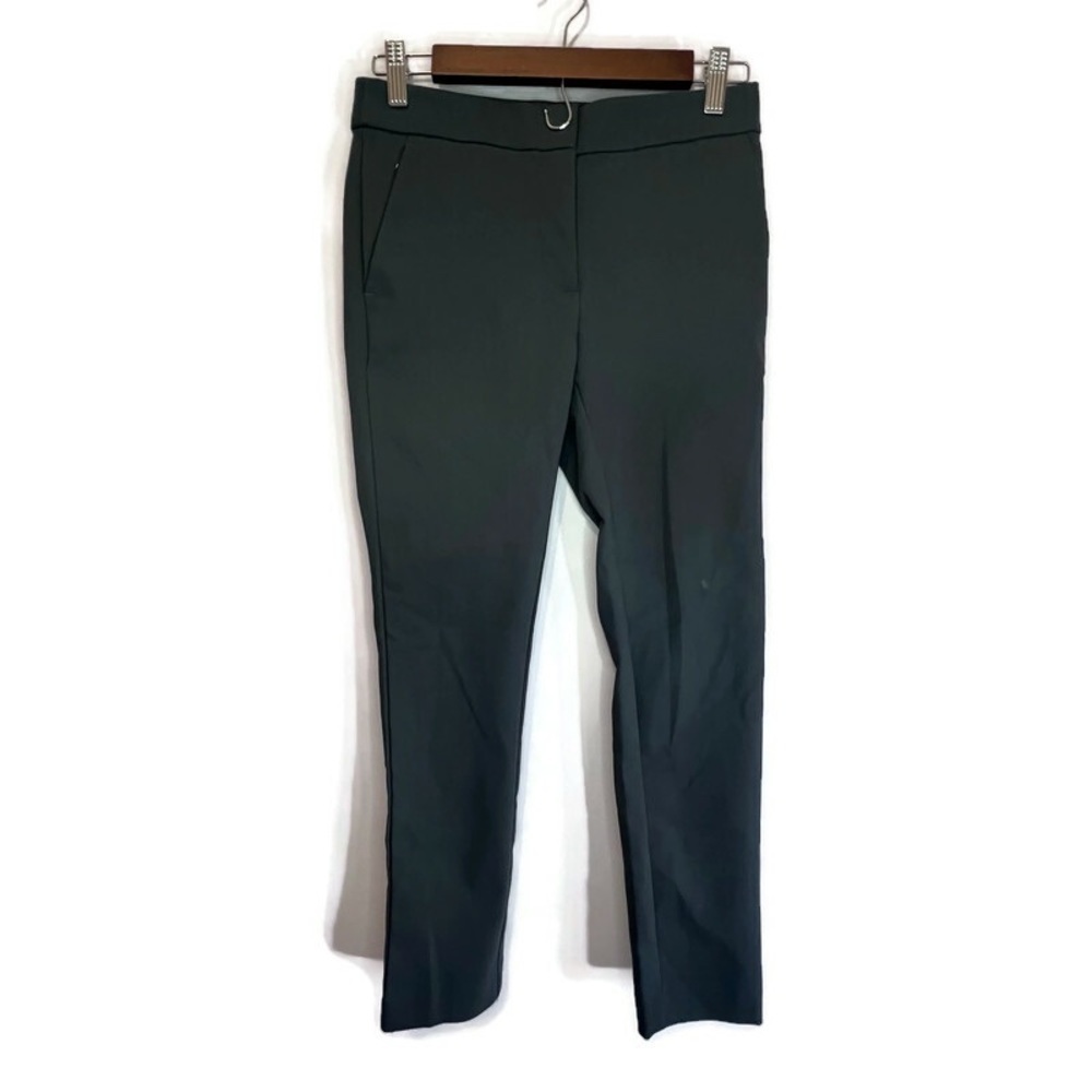 NWT Ann Taylor Loft High Waist Marissa Skinny Slate Gray Trousers Pants 0Petite